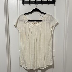 LC Lauren Conrad Cream Blouse